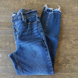 Old Navy Button Fly Rockstar Super Skinny High Rise Jeans